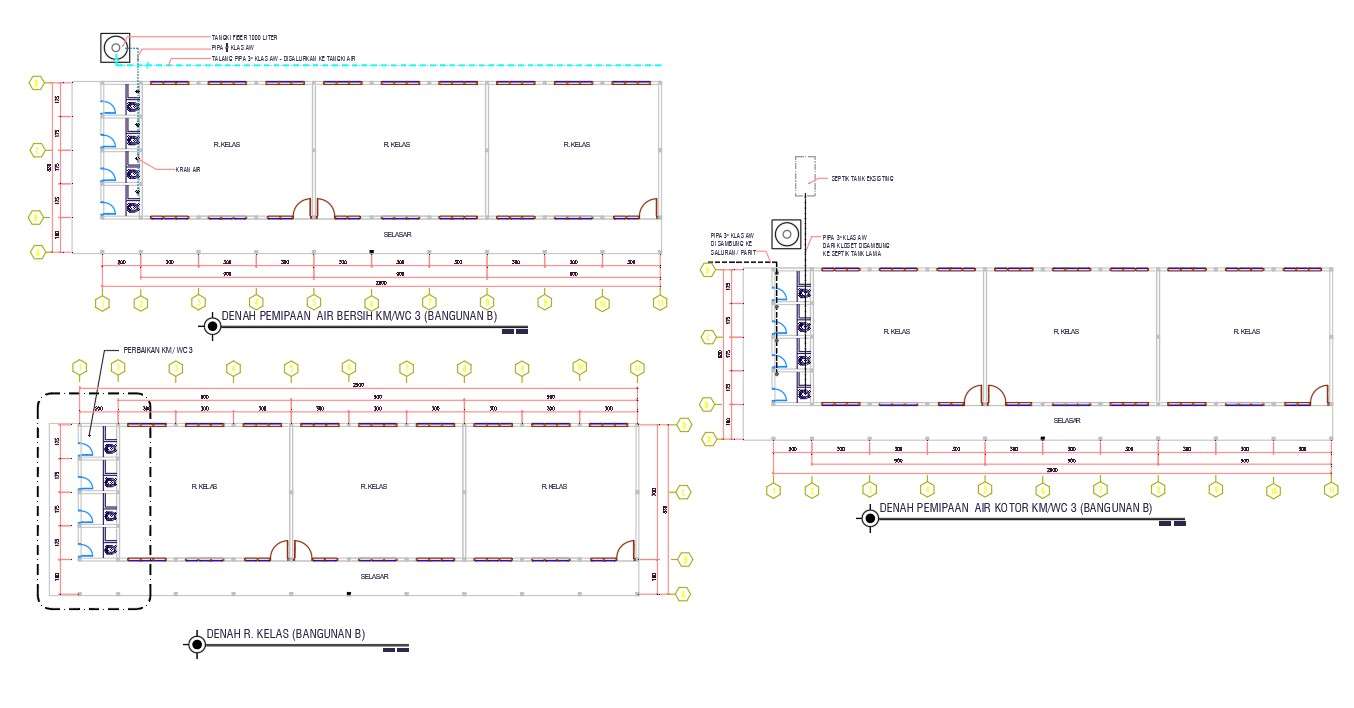 Detail Gambar Bangunna Air Cad Nomer 48