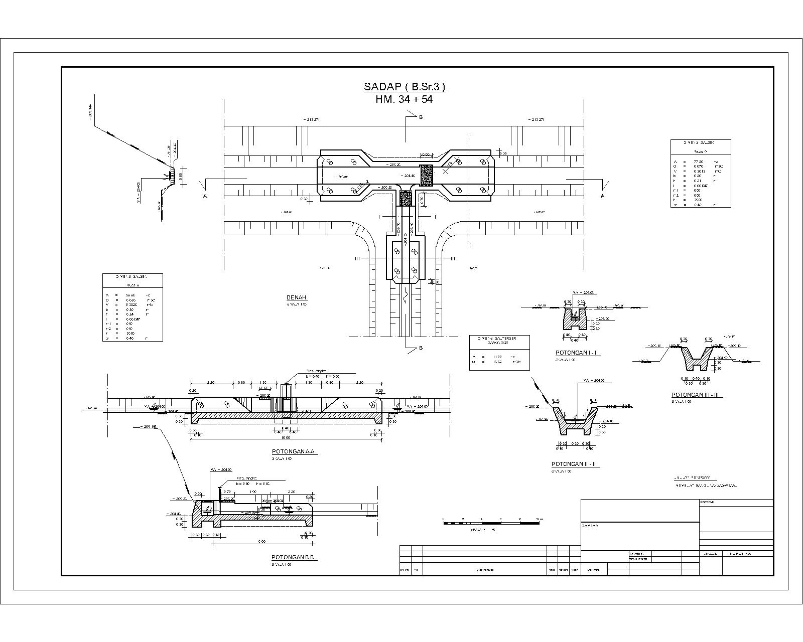 Detail Gambar Bangunna Air Cad Nomer 10