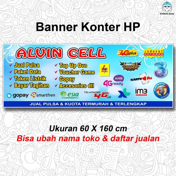 Detail Gambar Banner Konter Hp Nomer 39