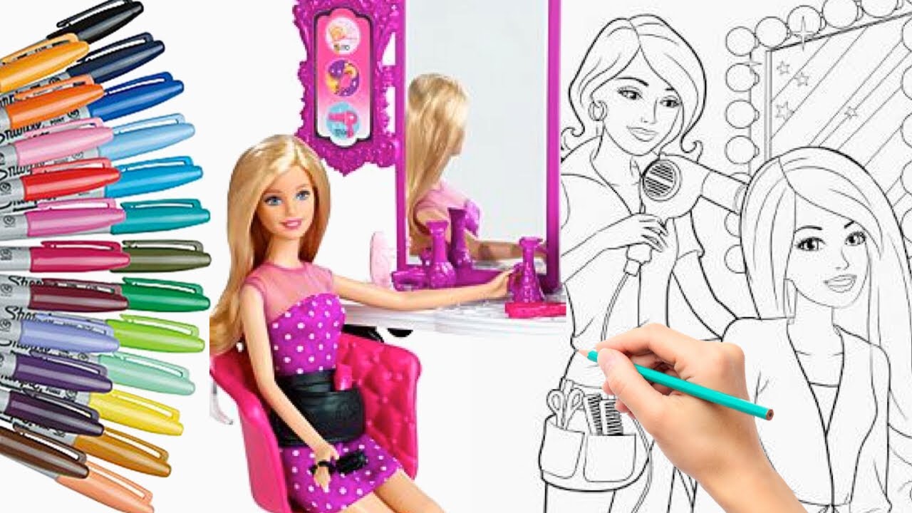 Detail Gambar Barbie Untuk Mewarnai Nomer 42