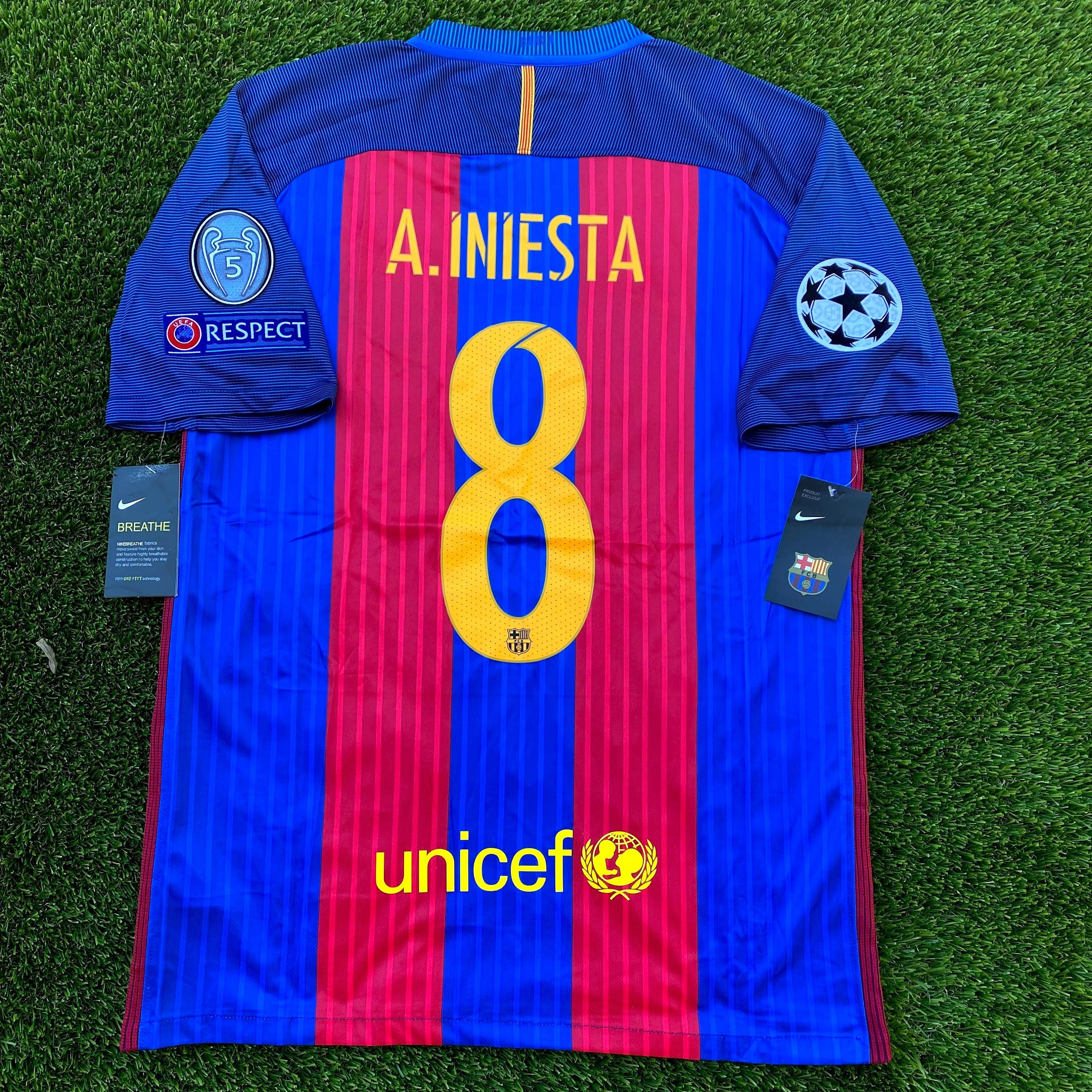 Detail Gambar Barca Shirt Number 20162017 Nomer 14