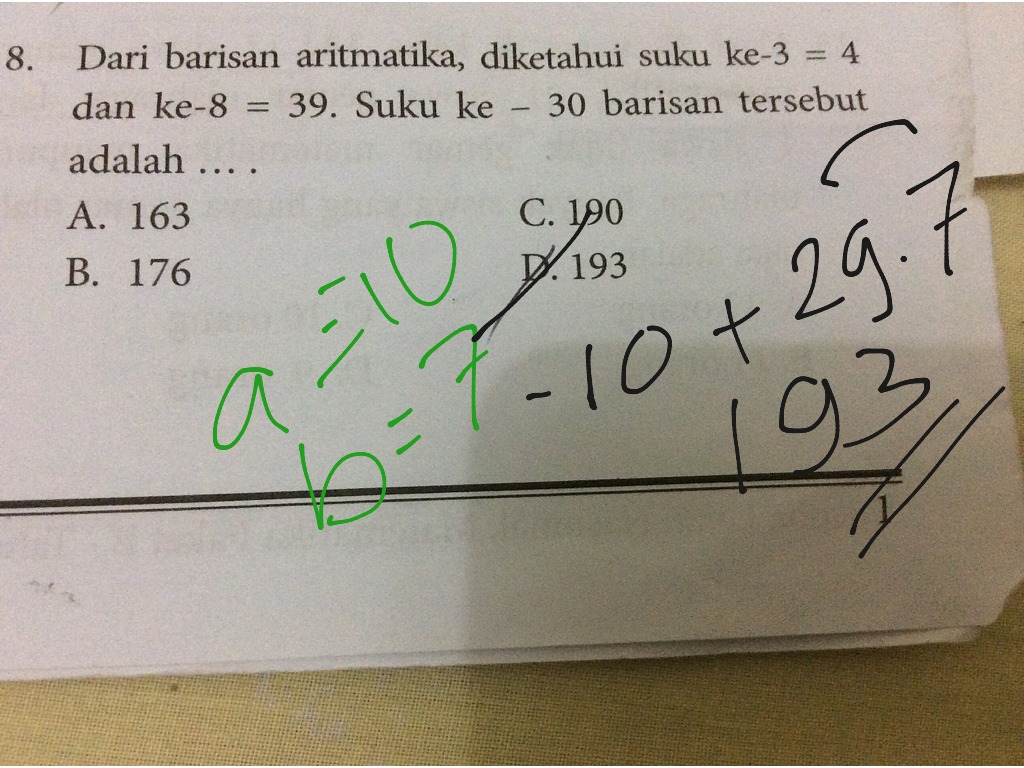 Detail Gambar Barisan Aritmatika Nomer 35