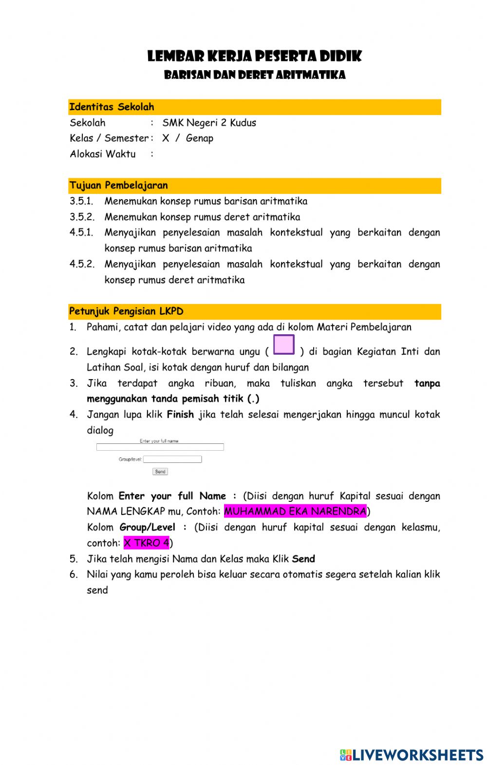 Detail Gambar Barisan Aritmatika Nomer 54