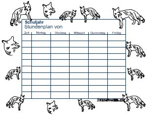 Detail Stundenplan Kinder Nomer 14