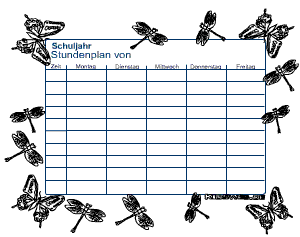 Detail Stundenplan Kinder Nomer 9