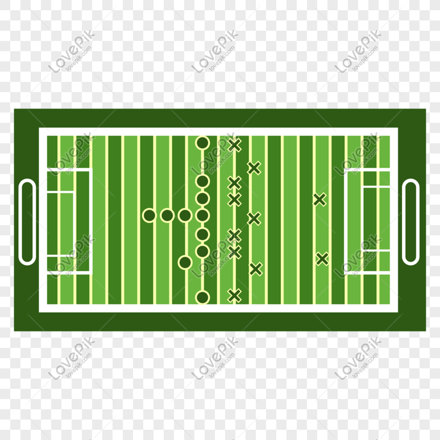 Detail American Football Feld Nomer 10