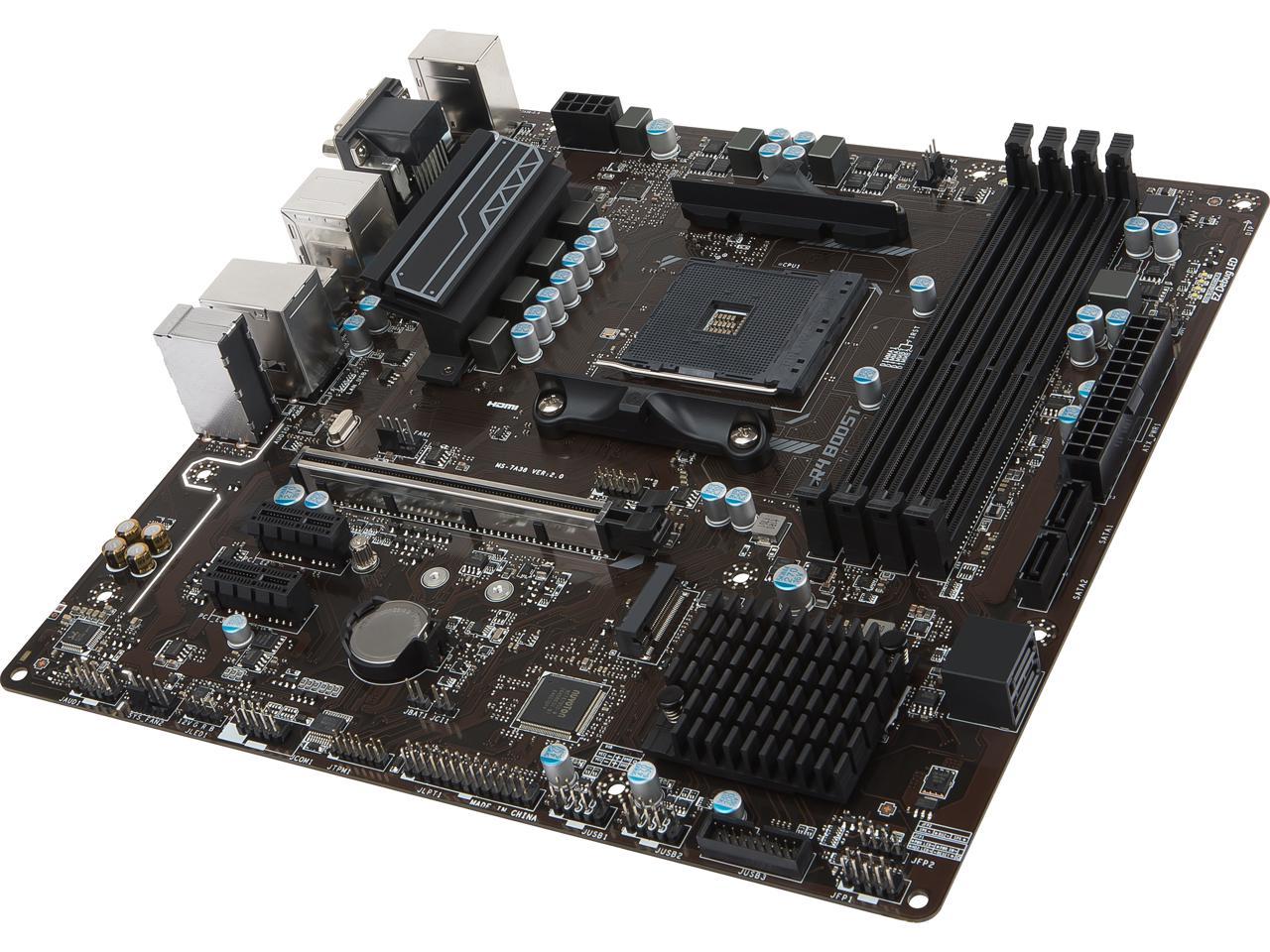 Detail Asrock Ab350m Micro Atx Am4 Motherboard Nomer 2