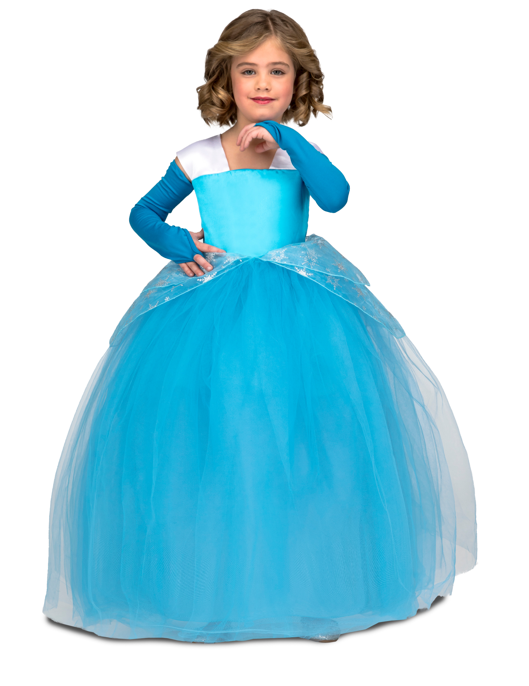 Detail Blaues Prinzessin Kleid Nomer 3