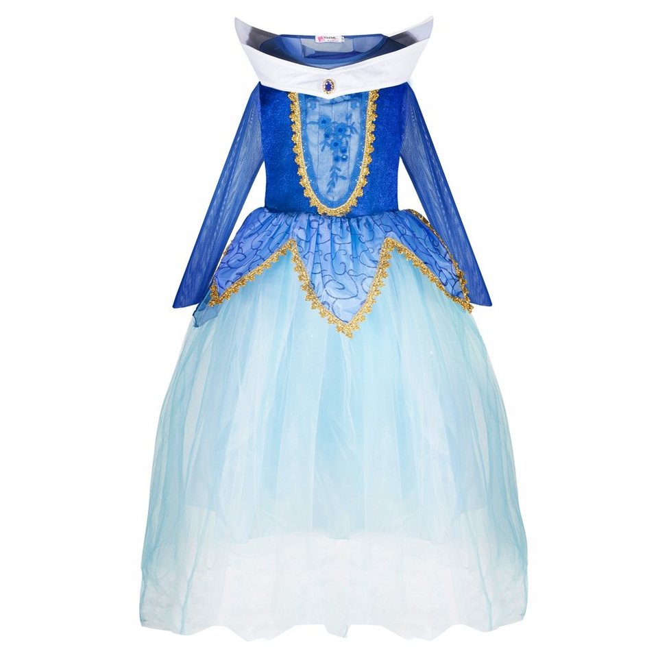 Detail Blaues Prinzessin Kleid Nomer 6