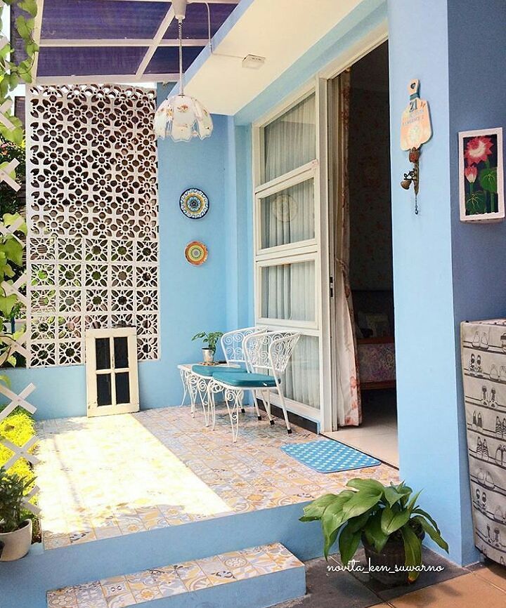 Detail Cat Rumah Minimalis Biru Nomer 16