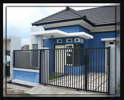 Detail Cat Rumah Minimalis Biru Nomer 18