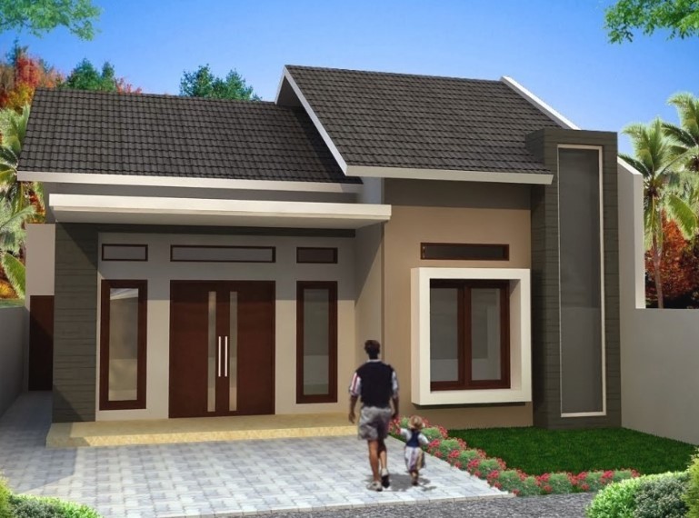 Detail Cat Rumah Minimalis Elegan Nomer 10