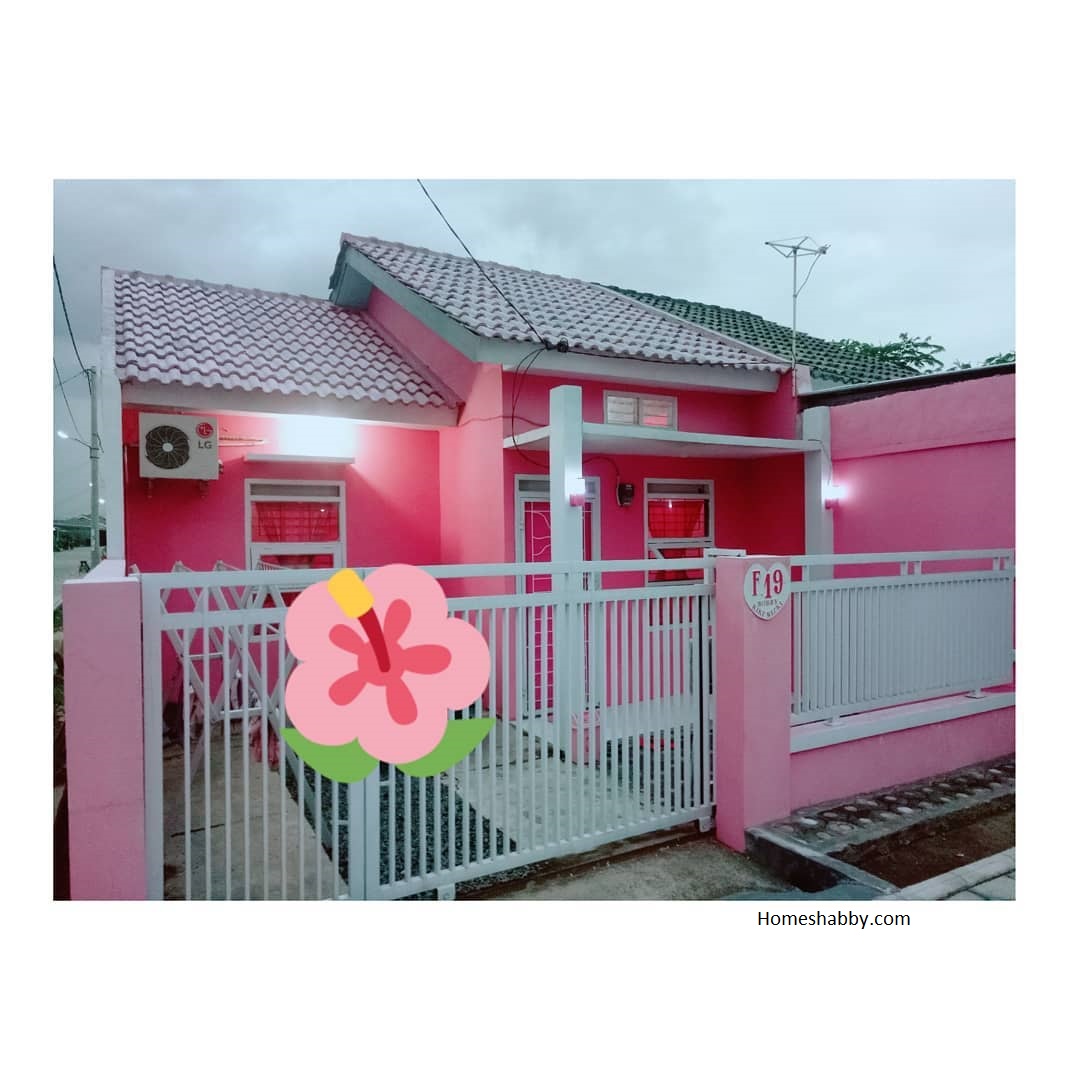 Detail Cat Rumah Pink Putih Nomer 18