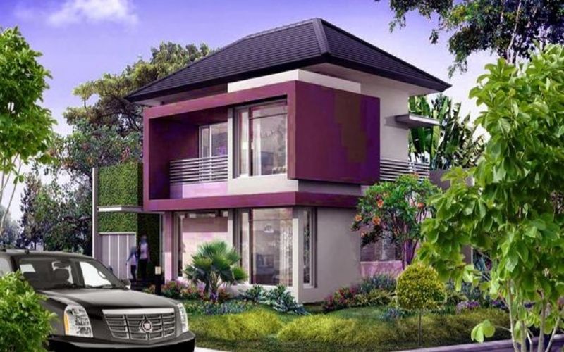 Detail Cat Rumah Ungu Muda Nomer 28