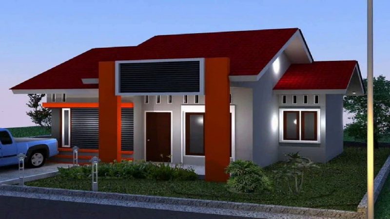 Detail Cat Rumah Warna Merah Dan Abu Abu Nomer 2