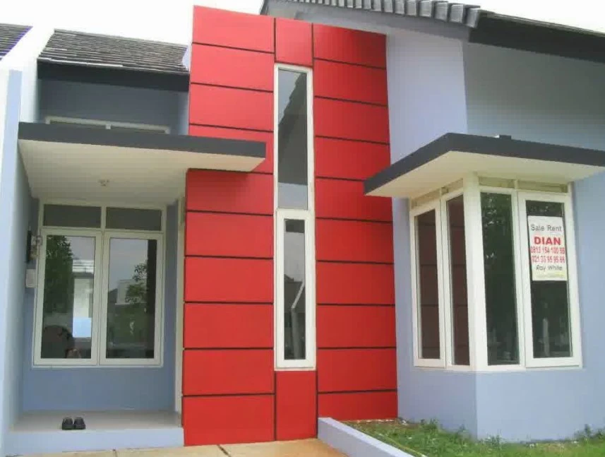 Detail Cat Rumah Warna Merah Dan Abu Abu Nomer 11