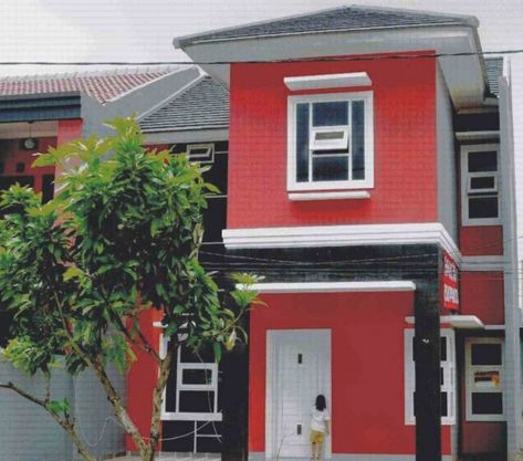 Detail Cat Rumah Warna Merah Dan Abu Abu Nomer 13