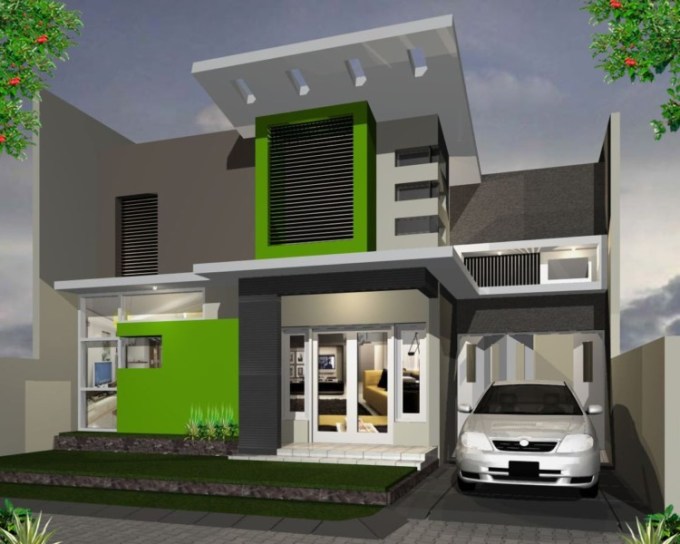 Detail Cat Rumah Warna Merah Dan Abu Abu Nomer 47