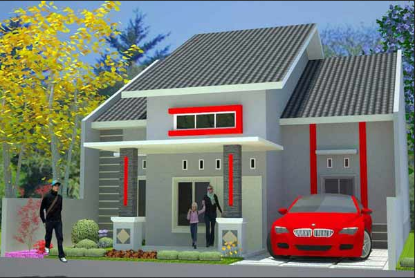 Detail Cat Rumah Warna Merah Dan Abu Abu Nomer 6