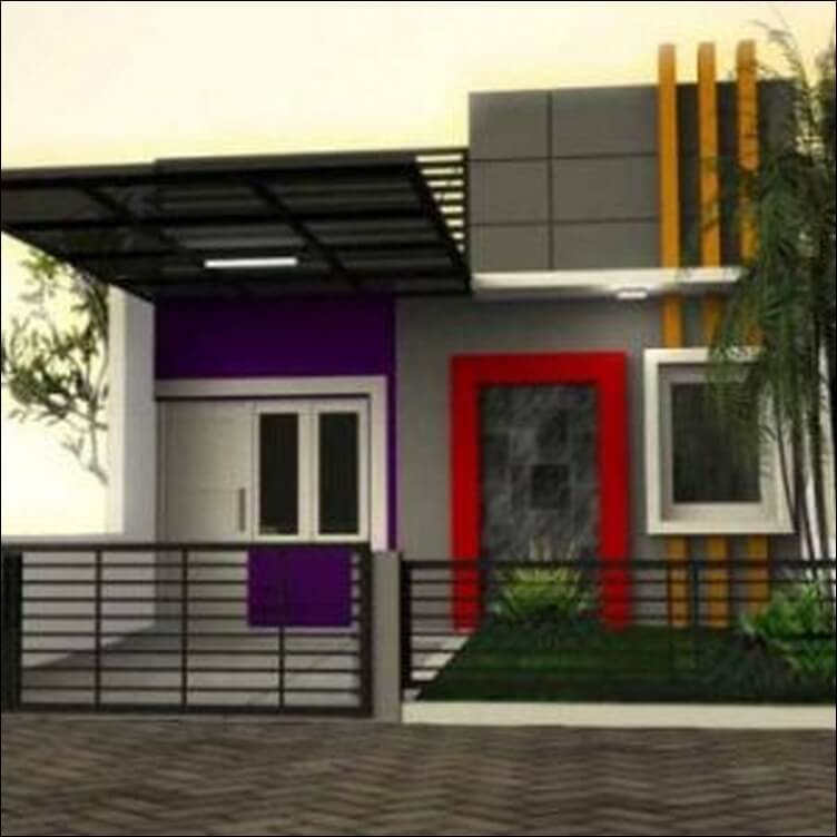 Detail Cat Rumah Warna Merah Hitam Nomer 41