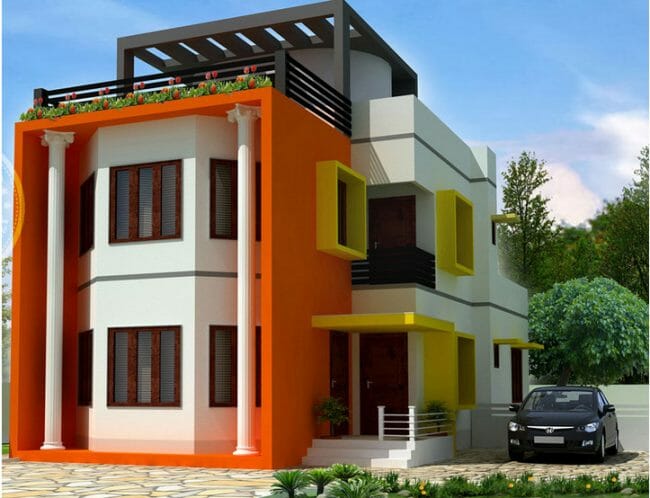 Detail Cat Rumah Warna Orange Tua Nomer 14