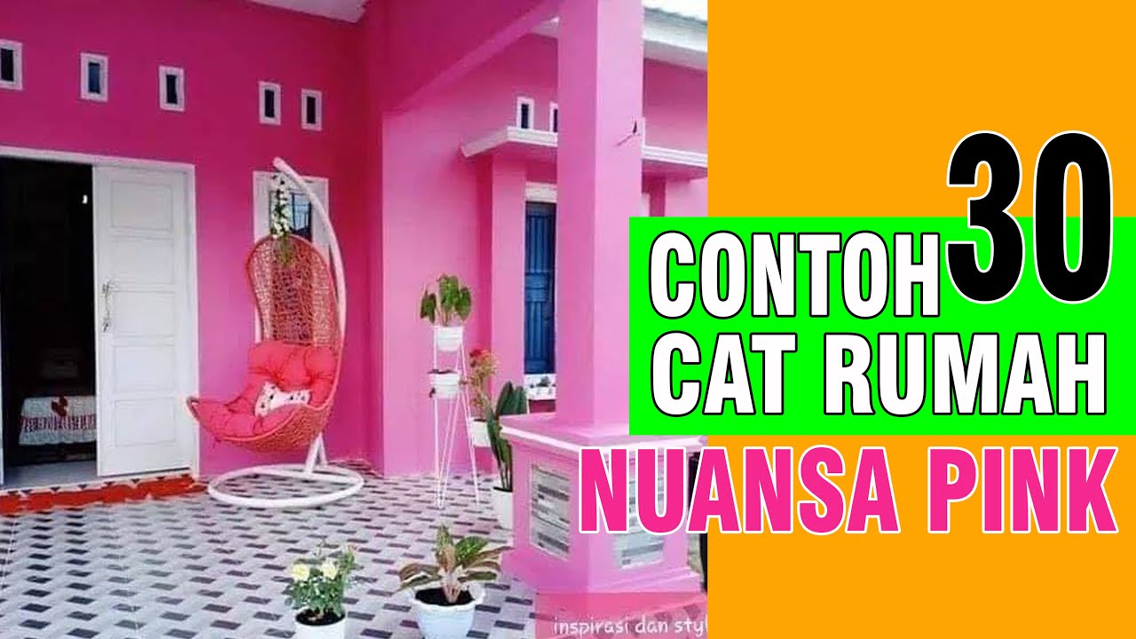 Cat Rumah Warna Pink - KibrisPDR