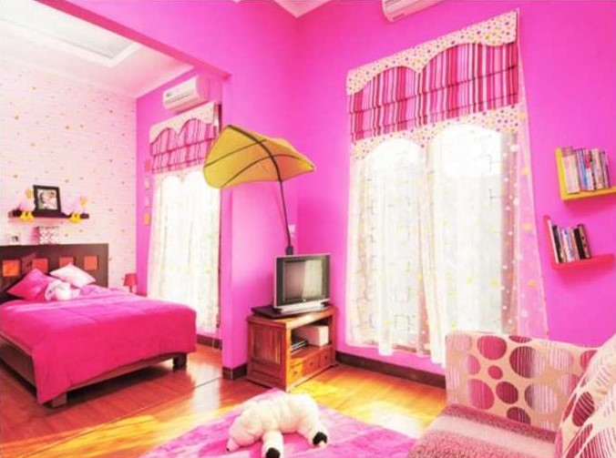 Detail Cat Rumah Warna Pink Magenta Nomer 13