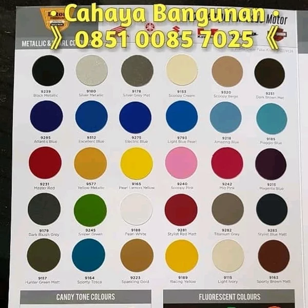 Detail Cat Samurai Warna Nomer 31