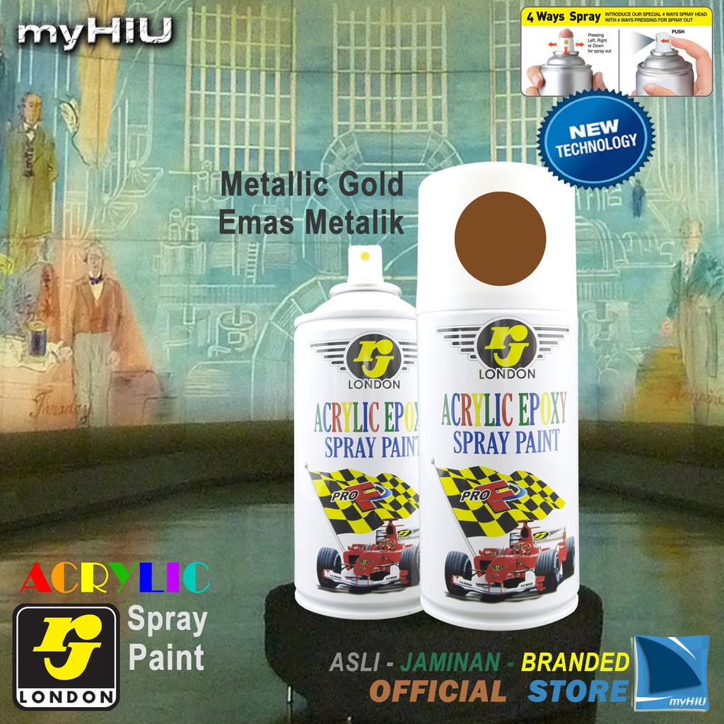 Detail Cat Semprot Warna Emas Nomer 27