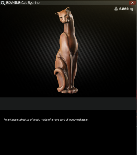 Detail Cat Statue Tarkov Nomer 12