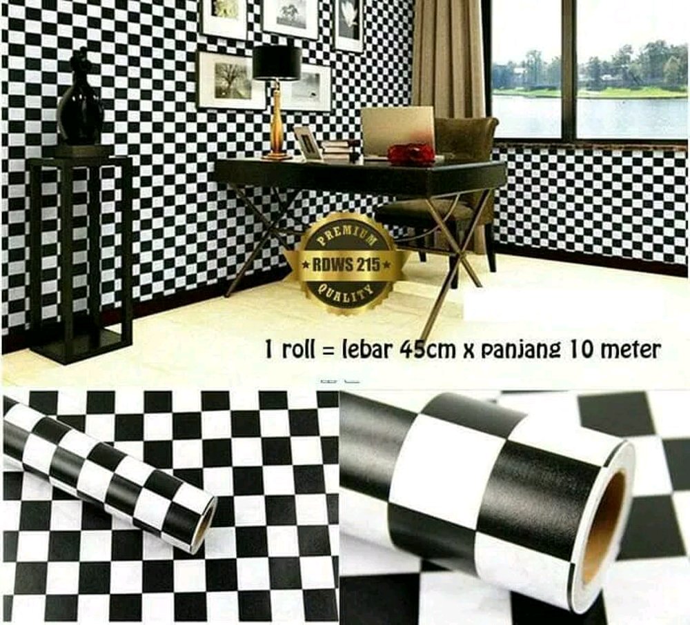 Detail Cat Tembok 3d Hitam Putih Nomer 53