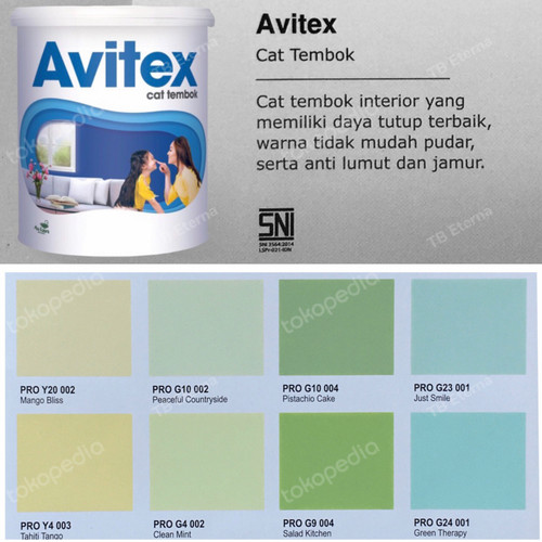 Detail Cat Tembok Avitex Nomer 19