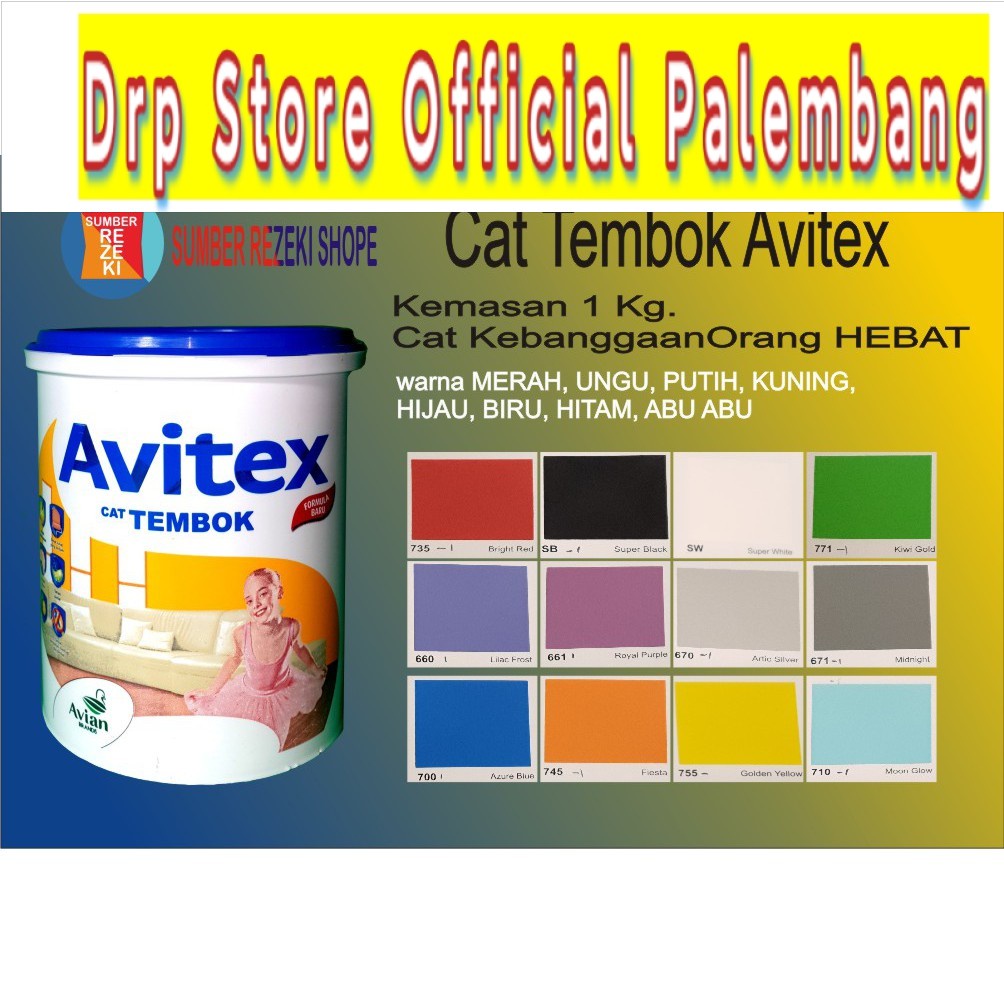 Detail Cat Tembok Avitex Nomer 23