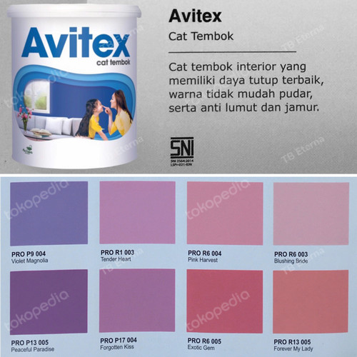 Detail Cat Tembok Avitex Nomer 48