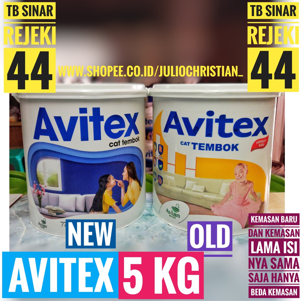 Detail Cat Tembok Avitex 5 Kg Nomer 58