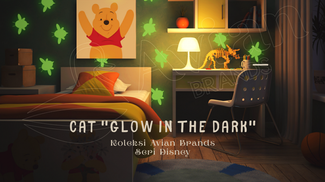 Detail Cat Tembok Glow In The Dark Nomer 27