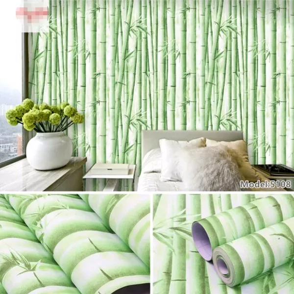 Detail Cat Tembok Motif Bambu Nomer 26