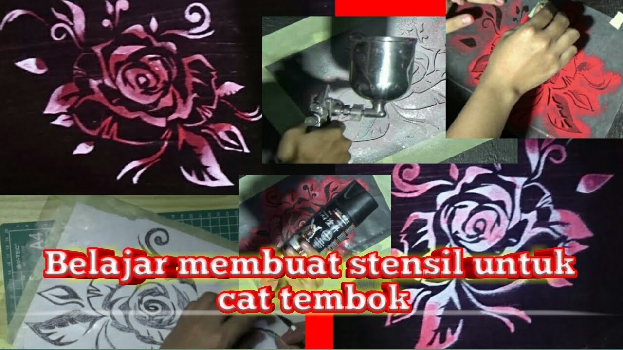 Detail Cat Tembok Motif Batik Nomer 35