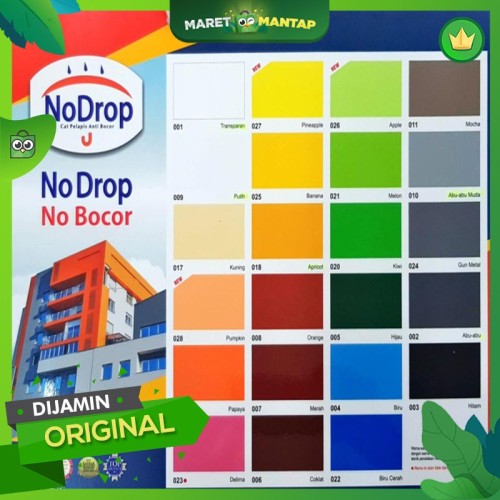 Detail Cat Tembok No Drop Warna Nomer 18