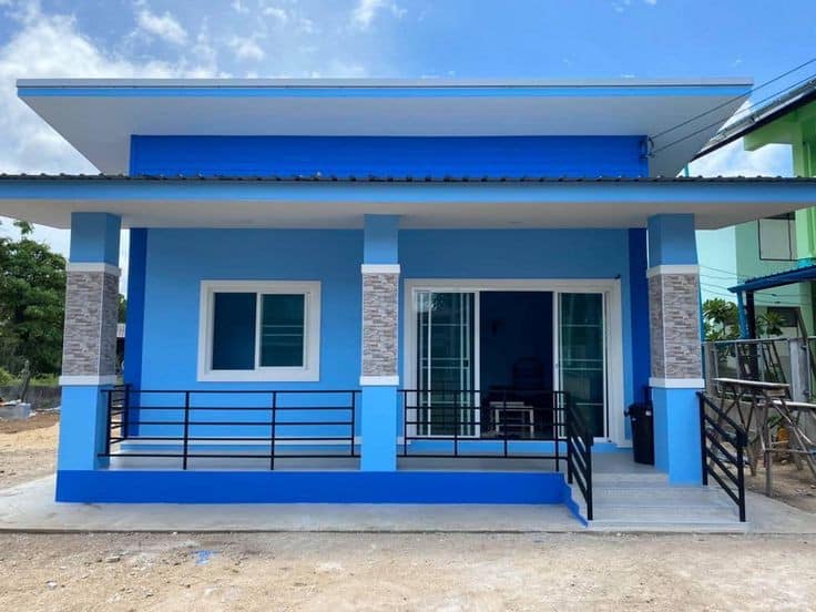 Detail Cat Tembok Rumah Warna Biru Nomer 26