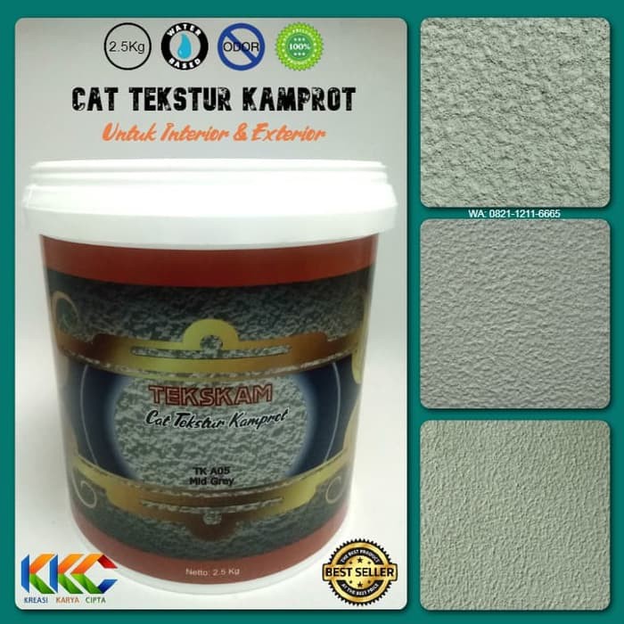 Detail Cat Tembok Tekstur Pasir Nomer 3