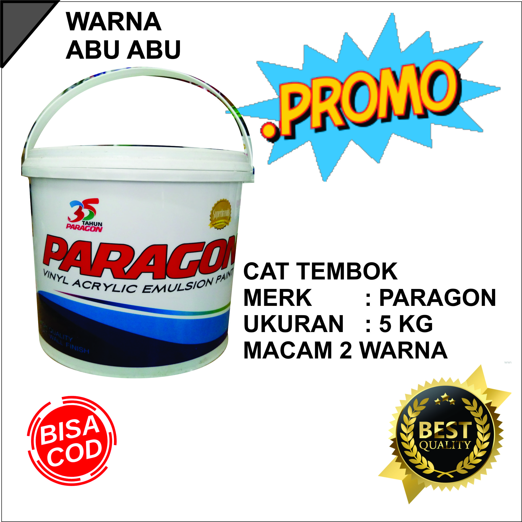 Detail Cat Tembok Warna Putih Salju Nomer 37