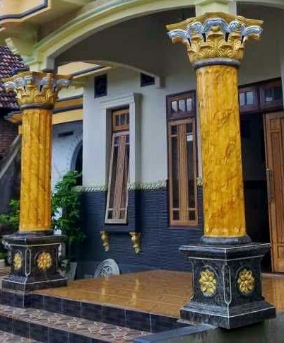 Detail Cat Tiang Rumah Nomer 12