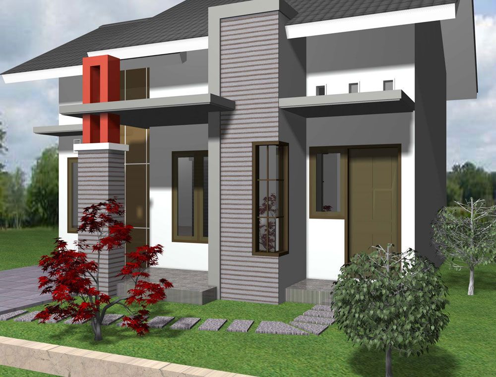 Detail Cat Tiang Rumah Minimalis Nomer 18