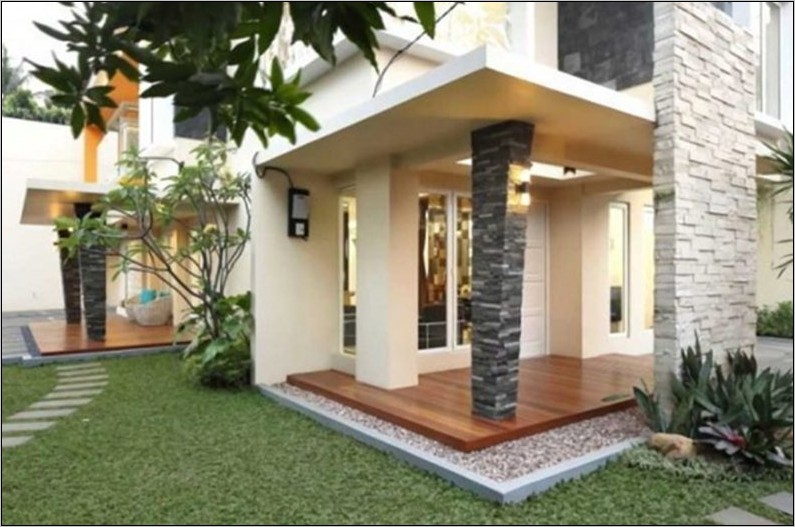 Detail Cat Tiang Rumah Yang Bagus Nomer 47