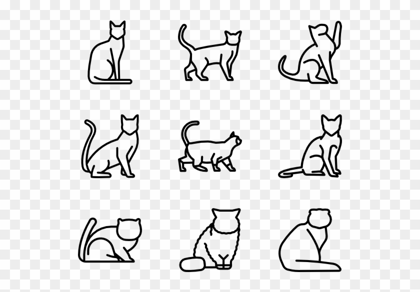 Detail Cat Vector Png Nomer 54