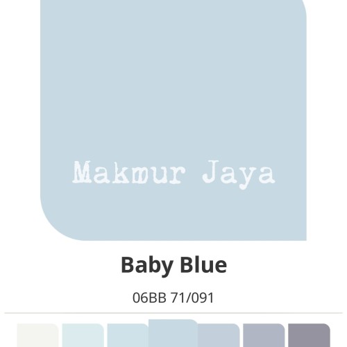 Cat Warna Baby Blue - KibrisPDR