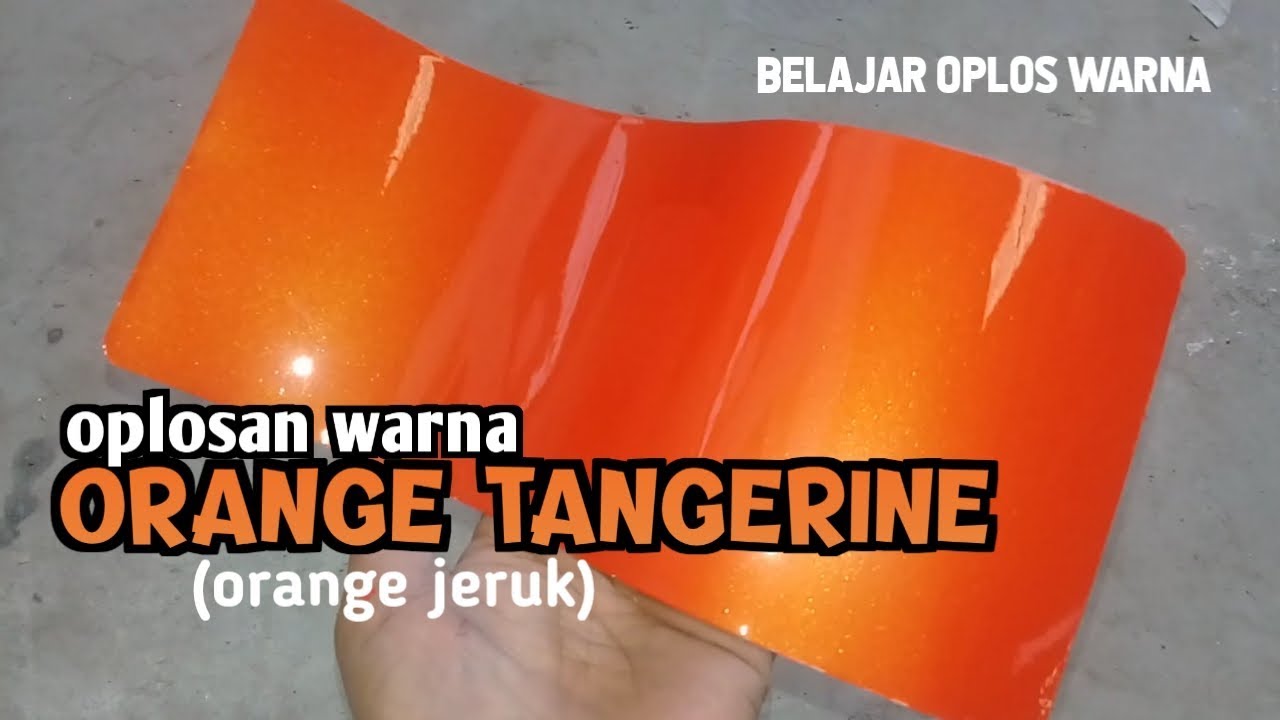 Cat Warna Orange Jeruk - KibrisPDR