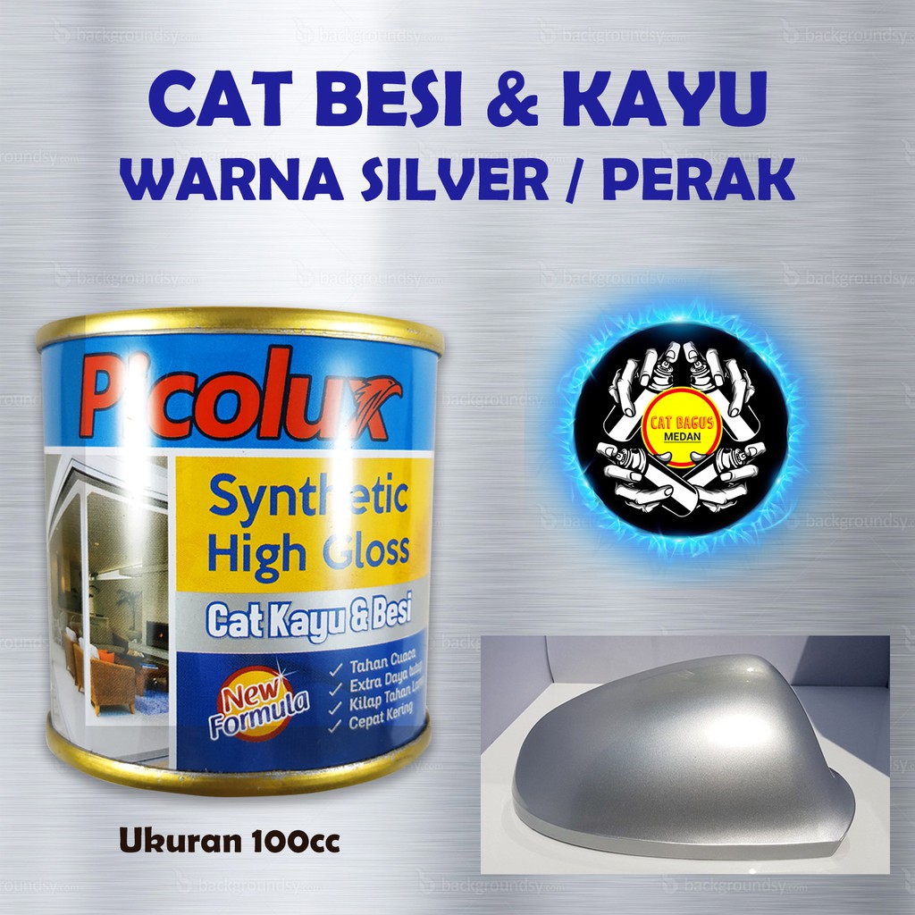 Detail Cat Warna Silver Metalic Nomer 11