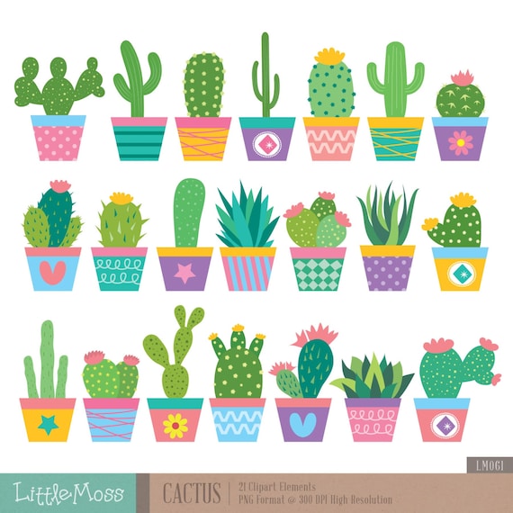 Detail Catcus Clipart Nomer 28